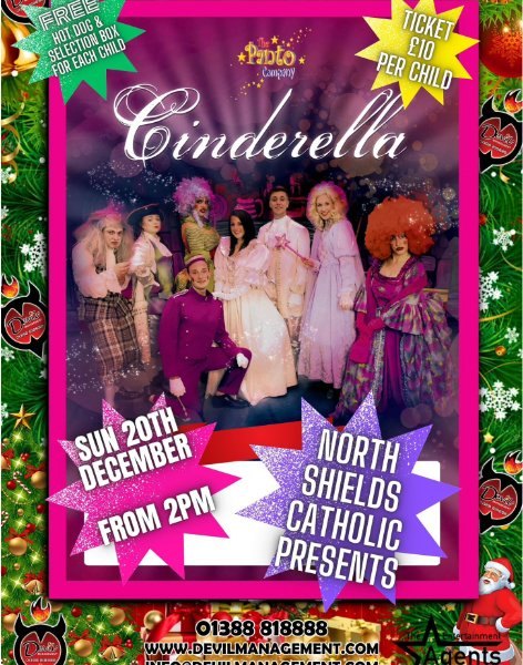 Cinderella panto artwork, The Klurb