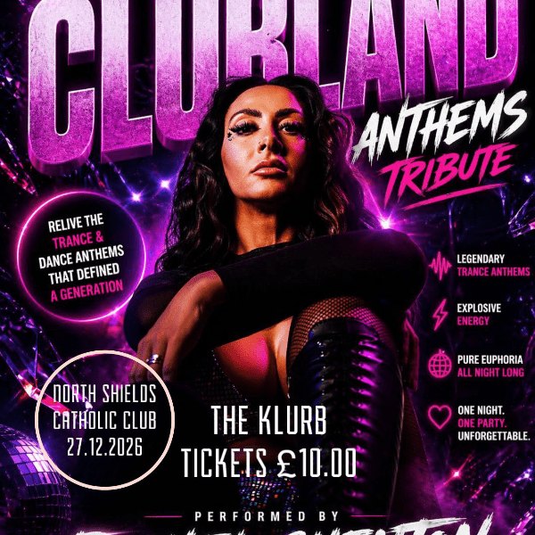 Rachel Shenton Clubland Show artwork, The Klurb