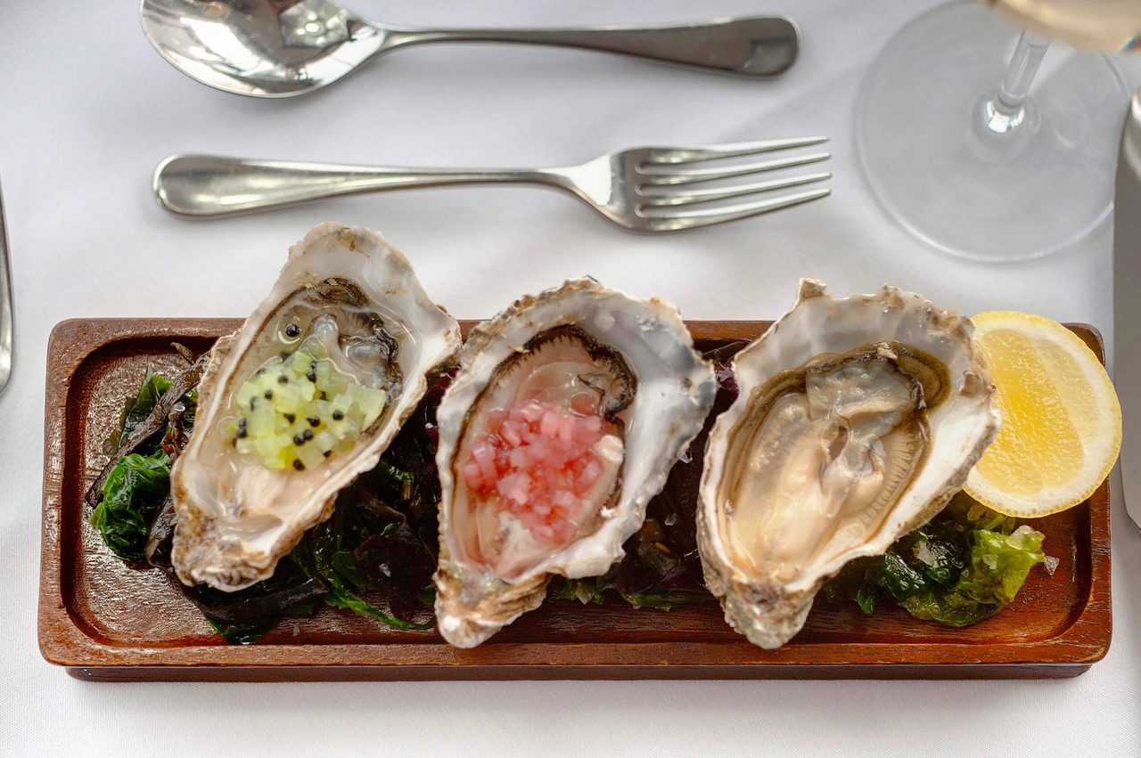 Oysters at Spanish City Champagne Bar