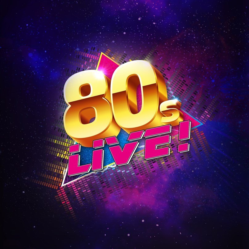 80s Live! artwork, PLAYHOUSE Whitley Bay