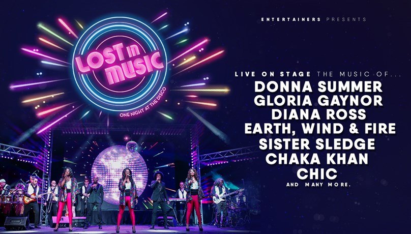 Lost in Music: One Night At The Disco artwork, PLAYHOUSE Whitley Bay