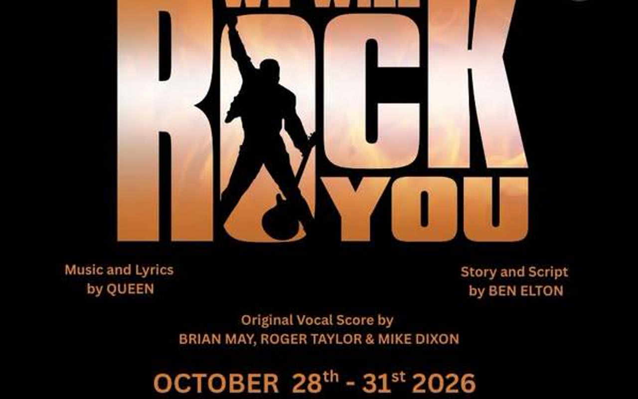WBMTC We Will Rock You artwork, PLAYHOUSE Whitley Bay