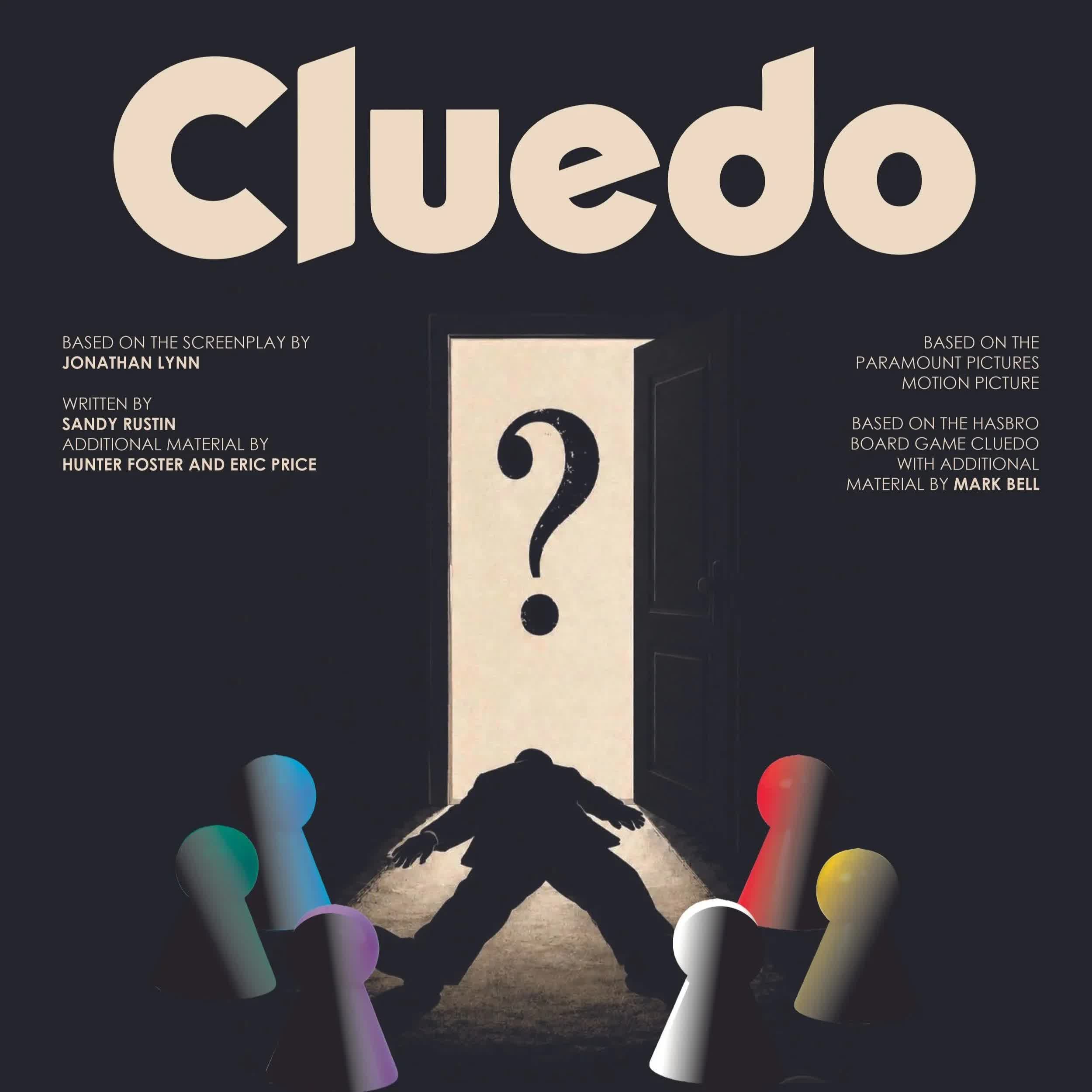 Cluedo production artwork, Tynemouth Priory Theatre