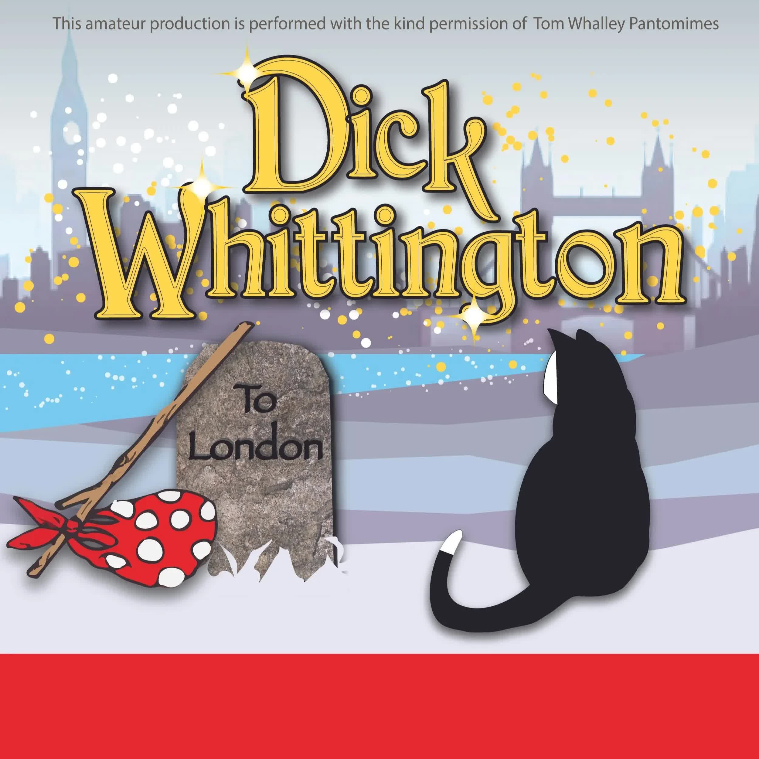 Dick Whittington production artwork, Tynemouth Priory Theatre