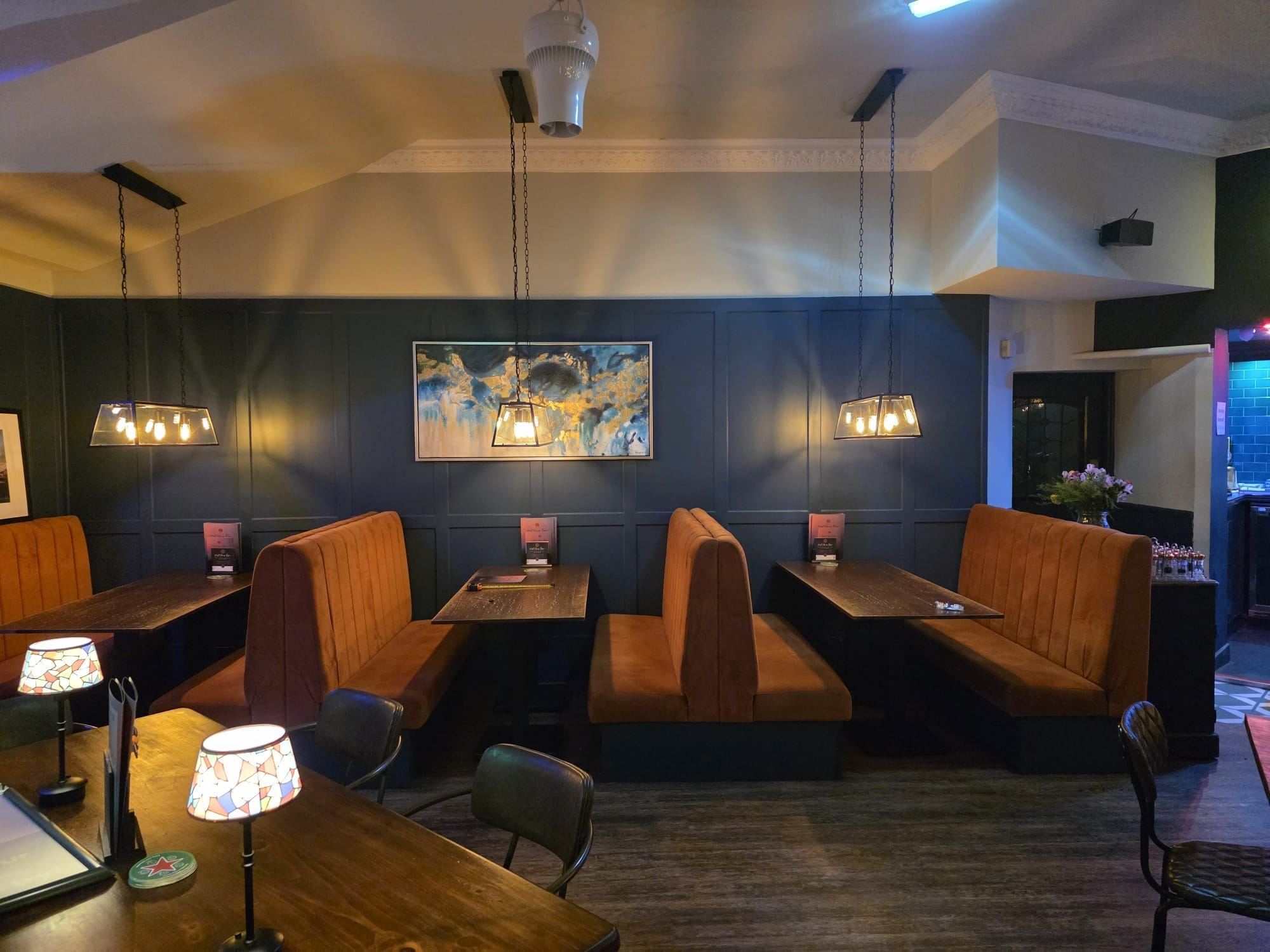 Dining room at Red House Farm, Whitley Bay