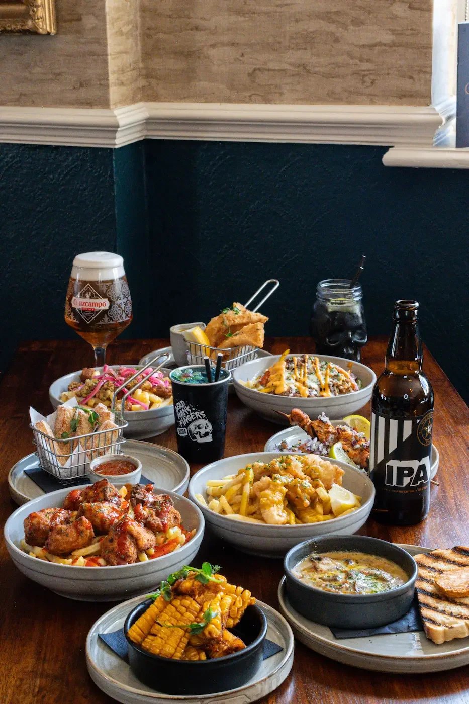 Food at The Smuggler's at the Queens Head, Cullercoats