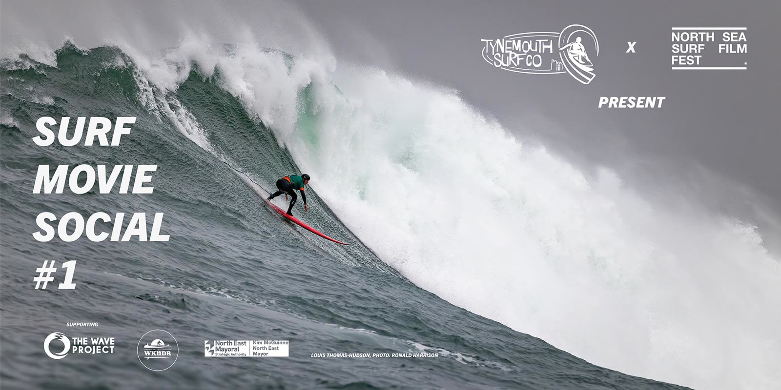 Official Surf Movie Social #1 poster from the organiser Eventbrite